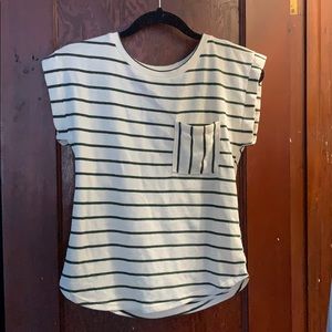 small/medium striped tee. never worn before